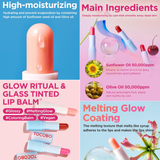 Buy Tocobo Glass Tinted Lip Balm in shades 011 Flush Cherry (Glass), 012 Better Pink, 013 Tangerine Red (Glass) Online in Pakistan at DUBUYPK