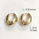 Vintage Starburst Earrings for Women - Golden, Silvery
