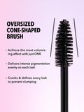 sheglam MAX IMPACT EXTREME VOLUMIZING MASCARA water proof black