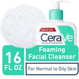 CeraVe, Foaming Facial Cleanser 16 oz - 473 ml