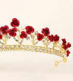 SHEIN CROWN - TIARA - RED ROSES