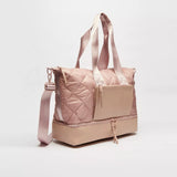 Max Dubai - Quilted Bag with Double Handles and Zip Closure - Baby Bag