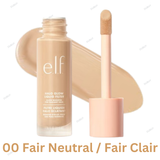 ELF HALO GLOW LIQUID FILTER FOUNDATION -00 Fair Neutral / Fair Clair, 0 Fair Neutral Warm / Fair Tres Clair 0.5 Fair Cool, 1 Fair Neutral Peach, 2 Fair Light Neutral Warm, 3 Light Medium Cool, 3.5 Medium Neutral Olive, 4 Medium Neutral