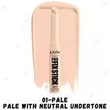 NYX Pro Fix Stick Correcting Concealer - 0.1-Green, 0.2-Pink, 0.3-Yellow, 0.4-Dark Peach, 0.5-Apricot, 01-Pale, 03-Alabaster, 05-Vanilla, 06-Natural, 08-Classic Tan, 10-Golden, 11-Cinnamon