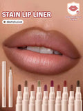SHEGLAM True Stain Liquid Lip Liner 008 Deep Caramel, 010 Marvelous, 012 Bare Blush, 014 Kinda Nude, 110 Pinky Promise, 112 Plum Sauce, 300 Misty Rose, 309 Cherry, 505 But First,Coffee, 509 Chocoholic