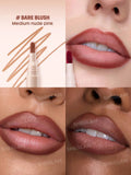 SHEGLAM True Stain Liquid Lip Liner 008 Deep Caramel, 010 Marvelous, 012 Bare Blush, 014 Kinda Nude, 110 Pinky Promise, 112 Plum Sauce, 300 Misty Rose, 309 Cherry, 505 But First,Coffee, 509 Chocoholic