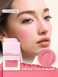 SHEGLAM Dream Touch Blush - Hush Hush, Love Cake | Dusty rose pink, 016 Tickled Pink | Soft baby pink, 017 Wannabe | Light peach nude, 018 Whipped Fig | Soft coral peach, 019 Heart Eyes | Rosy nude, 020 Knock Out | Deep rose red, 021 Don't Pink Twice | Hot neon pink, 110 Vacay Mode | Warm caramel nude, 209 Cherry Aura | Burnt coral