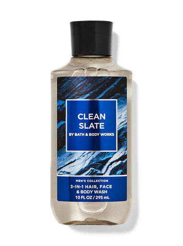 Bath & Body Works Clean Slate 3-In-1 Hair Face & Body Wash, 10 fl oz/295 mL