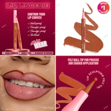 NYX Lip Lingerie Lip Liner Stain - 02 Naughty Nude, 03 Barely There, 04 Steamy Spice, 06 Up To No Good, 07 Cuff Me, 08 After Hours, 09 Send Nudes, 10 Up All Night