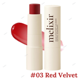 Buy Melixir Vegan Lip Butter in shades 02 Nude Rose, 03 Red Velvet, 05 Dewy Rose, 06 Rust Red, 10 Flutter, 15 Dirty Pink, 16 Wine Stain, 18 Vintage Red online in Pakistan