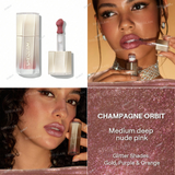 Buy online SHEGLAM Stardust Swipe Glitter Liquid Lipstick in shades 033 Champagne Orbit, 034 Bare Nebula, 111 High Key, 137 Cosmic Pink, 328 Red Giant, 417 Twinkle Rush, 519 Mocha Meteor, 525 Orbital Glow in Pakistan 