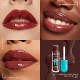 NYX Lip I.V. Hydrating Lip Gloss Stain - 01 - Caramel Drip, 03 - Splash N Spice, 05 - Mocha Me Wet, 06 - Espresso Soak, 08 - Drippin' In Rose, 09 - Blush Rush, 12 - Burst That Tang!, 13 - Cranberry Splash, 14 - Mauve N' Moist, 15 - Water 'Bout Wine?