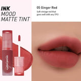 PERIPERA - Ink Mood Matte Tint - 02 Ballet Pink, 03 Oatmeal Rose, 05 Ginger Red, 06 Pink Dive, 12 Almond Rose,14 Makeup Chili