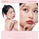 Peripera - Heart Jam Glow Lip - 01 Peach Fondue, 02 Berry Milk Tea, 03 Grapefruit Crush, 04 Honey Nut, 05 Berry Coke, 06 Cherry Smoothie, 07 Apricot Jelly, 08 Peach Crumble, 09 Cherry Filling