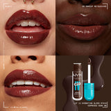 NYX Lip I.V. Hydrating Lip Gloss Stain - 01 - Caramel Drip, 03 - Splash N Spice, 05 - Mocha Me Wet, 06 - Espresso Soak, 08 - Drippin' In Rose, 09 - Blush Rush, 12 - Burst That Tang!, 13 - Cranberry Splash, 14 - Mauve N' Moist, 15 - Water 'Bout Wine?