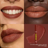 Buy NYX Fat Matte Smooth Color Lipstick in shades NYX Fat Matte Smooth Color Lipstick - 01-Cozy Whipped, 02-Cashmere Cutie, 03-Coral Cuddlin', 04-Rose Robe, 06-Beary Nude, 07-Cocoa Cuddles, 08-Toasty Taupe, 09-Mauve Cloud, 10-Flamingo Feather, 11-Pink Puff, 12-Blush Blanket, 13-Fluffy Fuchsia, 14-Hibiscus Hug, 15-Fuzzy Flame, 16-Plushin' Plum, 17-Scarlet Snuggles, 18-Berry Smooth in Pakistan