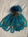 Light Blue Crystal Tasbeeh 1 piece