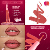 NYX Lip Lingerie Lip Liner Stain - 02 Naughty Nude, 03 Barely There, 04 Steamy Spice, 06 Up To No Good, 07 Cuff Me, 08 After Hours, 09 Send Nudes, 10 Up All Night