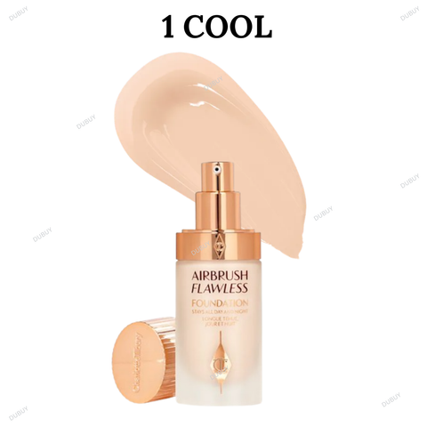 Buy Charlotte Tilbury AIRBRUSH FLAWLESS FOUNDATION in shades 1 Cool, 1 Neutral, 2 Cool, 2 Neutral, 3 Cool, 3 Neutral, 3 Warm, 4 Neutral, 4 Warm, 5 Cool, 5 Neutral, 5 Warm, 5.5 Neutral, 5.5 Warm, 6 Warm, 6 Neutral in Pakistan