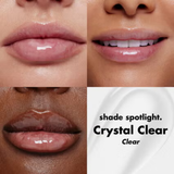 ELF - Glow Reviver Lip Oil - Crystal Clear - Clear, Honey Talks - Beige Brown, Pink Quartz - Sheer Light Pink, Coral Fixation -Sheer Coral, Jam Session - Black Cherry, Rose Envy - Rosewood, Red Delicious - Red, Money Mauve - Mauve, Hot as Fudge - Rich Brown, It's Giving Guava - Peachy Pink