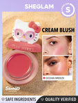 Hello Kitty｜SHEGLAM Coastal Charm Cream Blush - Ocean Breeze , Tripi-Cool, Friends Trip, Sun Suit