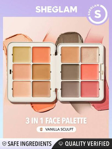 SHEGLAM All About That Face Multifunctional Face Palette