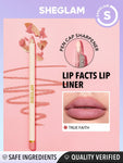 SHEGLAM Lip Facts Lip Liner - True Faith, Misty Rose, Neutral, Momojo, Toasted, Concrete Jungle, Purple Smoke, Solo Dance, Crimson, Cosmopolitan, City Nights, Brazen, Mojave, But First-Coffee