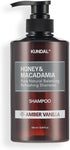 KUNDAL Honey & Macadamia Pure Natural Balancing Refreshing Shampoo 500ml Amber Vanilla, Blackberry Bay, Baby Powder, Cherry Blossom, White Musk