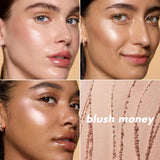 Elf Halo Glow Silky Powder Highlighter - Blush Money - Rose Gold, Bronzed Baddie - Deep Bronze, Coppertunist - Copper, Prosecco Poppin - Champagne Gold