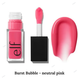 ELF Glow Reviver Plumping Lip Oil - Burst Bubble, Apricot Feelings, Papayarazzi
