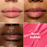 ELF Glow Reviver Plumping Lip Oil - Burst Bubble, Apricot Feelings, Papayarazzi