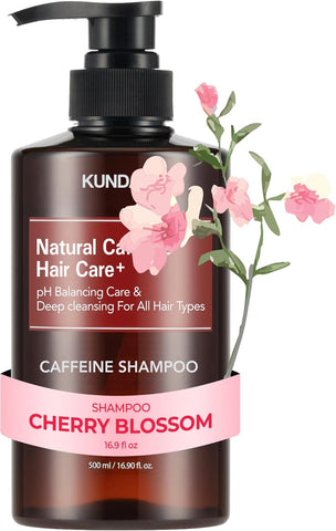 Shop online KUNDAL Caffeine Hair Shampoo in Cherry Blossom, White Musk in Pakistan