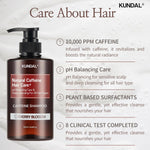 Shop online KUNDAL Caffeine Hair Shampoo in Cherry Blossom, White Musk in Pakistan