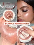 SHEGLAM Glowchi Bouncy Highlighter - Cherry Blossom, Red Bean, Peach Jam, Custard, Powdered Sugar