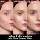 ELF Halo Glow Powder Filter  Pressed Powder - Fair Neutral Cool, Fair Warm, Light Neutral, Light Warm, Medium Neutral