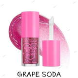 Too Faced Kissing Jelly Lip Oil Gloss - Juicy Lip Oil/Gloss Hybrid - Grape Soda, Raspberry