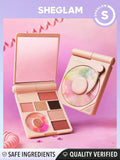 SHEGLAM Vinyl Pop Color Palette Rose Sonata, Sunkissed Reverie, Color Me Crazy