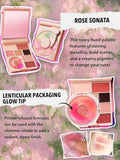 SHEGLAM Vinyl Pop Color Palette Rose Sonata, Sunkissed Reverie, Color Me Crazy