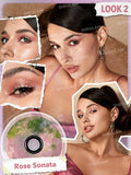 SHEGLAM Vinyl Pop Color Palette Rose Sonata, Sunkissed Reverie, Color Me Crazy