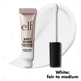ELF Soft Glam Brightening Corrector - White-Fair to Medium Concealer, Light Pink-Light to Tan Concealer, Dark Pink-Deep to Rich Concealer