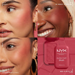 Shop NYX Professional Makeup Buttermelt Powder Blush in shades 01 Butta Half, 02 Butta Together, 06 For The Butta, 07 Butta With Time, 08 Getting Butta, 09 Feeling Butta, 10 Back And Butta, 12 All The Butta in Pakistan