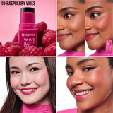 Essence WHAT A TINT! Staining Lip & Cheek Tint - 10-Raspberry Vibes, 20-Grapefruit Bliss