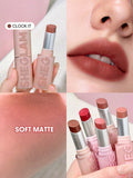 SHEGLAM Lip Veil Cushion Lightweight Lipstick - Encore Energy, Gotcha, Dream Date, Be Fearless, Go Off, High Key, Fed Up, Crimson, Strut, Clock It, No Crumbs, Tea Time