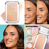 NYX Buttermelt Highlighter - 05 - Bright & Butta - Light champagne, 10 - Glaze it Butta - Light bronze, 15 - U Butta Werk - Frosty pink, 35 - Butta in Bronze - Bronze gold, 40 - No 1 Butta - Holographic lavender