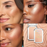NYX Buttermelt Highlighter - 05 - Bright & Butta - Light champagne, 10 - Glaze it Butta - Light bronze, 15 - U Butta Werk - Frosty pink, 35 - Butta in Bronze - Bronze gold, 40 - No 1 Butta - Holographic lavender