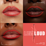 NYX Line Loud Vegan Longwear Lip Liner - Gimme Drama, Daring Damsel, Goal Crusher, Born To Hustle, Global Citizen, Ambition Statement, Total Baller, Movin Up, Hottie Hijacker, Stay Stuntin, Rebel Red, On A Mission, Fierce Flirt, Trophy Life, Goal Getter, Magic Maker, Rebel Kind, Evil Genius, No Equivalent, Leave a Legacy, Ten Out of Ten, Sassy, Too Blessed, Make a Statement, No Wine-ing