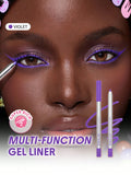 SHEGLAM Boldline Longwear Multi-Function Gel Liner - White, Chocolate, Black, Silver, Metallic Brown, Metallic Green, Hot Pink, Azure Blue, Burgundy, Violet