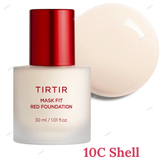 TIRTIR Mask Fit Red Foundation 30ml - 10C Shell, 13N Fair Ivory, 17C Porcelain, 17N Vanilla, 21C Cool Ivory, 21N Ivory, 21W Natural Ivory, 23N Sand, 24W Soft Beige, 25C Cool Taupe, 27C Cool Beige