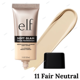 ELF Soft Glam Satin Foundation - 11 Fair Neutral, 13 Fair Neutral, 22 Light Warm, 23 Light Cool
