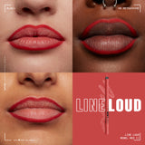 NYX Line Loud Vegan Longwear Lip Liner - Gimme Drama, Daring Damsel, Goal Crusher, Born To Hustle, Global Citizen, Ambition Statement, Total Baller, Movin Up, Hottie Hijacker, Stay Stuntin, Rebel Red, On A Mission, Fierce Flirt, Trophy Life, Goal Getter, Magic Maker, Rebel Kind, Evil Genius, No Equivalent, Leave a Legacy, Ten Out of Ten, Sassy, Too Blessed, Make a Statement, No Wine-ing